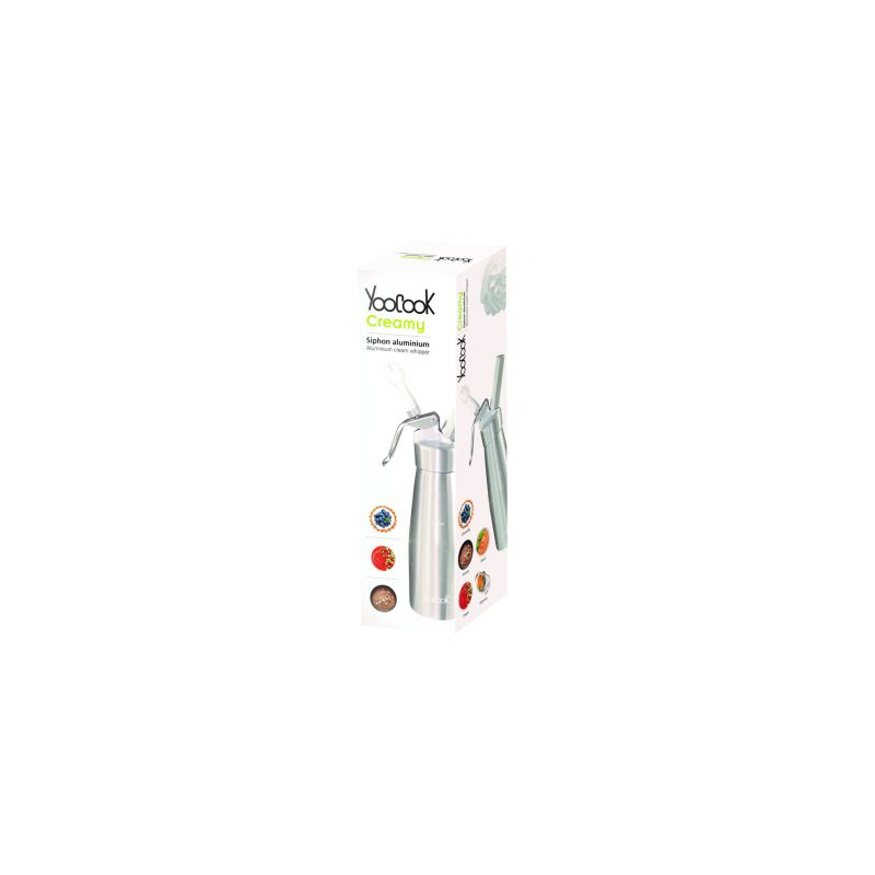 Siphon tout aluminium 0,5L, Creamy, Yoocook - Louis Tellier - YC80105