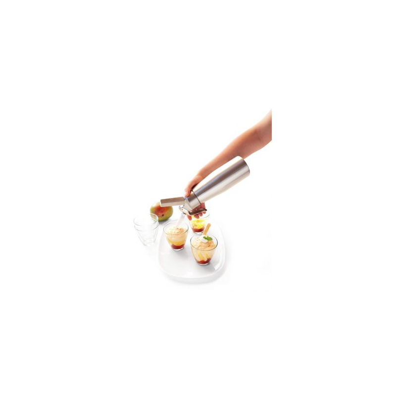 Alle aluminium sifon 0,5L, Creamy, Yoocook - Louis Tellier - YC80105