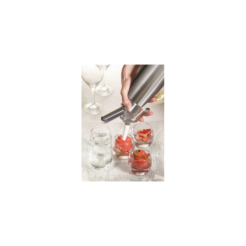 Alle aluminium sifon 0,5L, Creamy, Yoocook - Louis Tellier - YC80105
