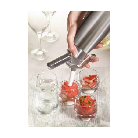 Siphon tout aluminium 0,5L, Creamy, Yoocook - Louis Tellier - YC80105