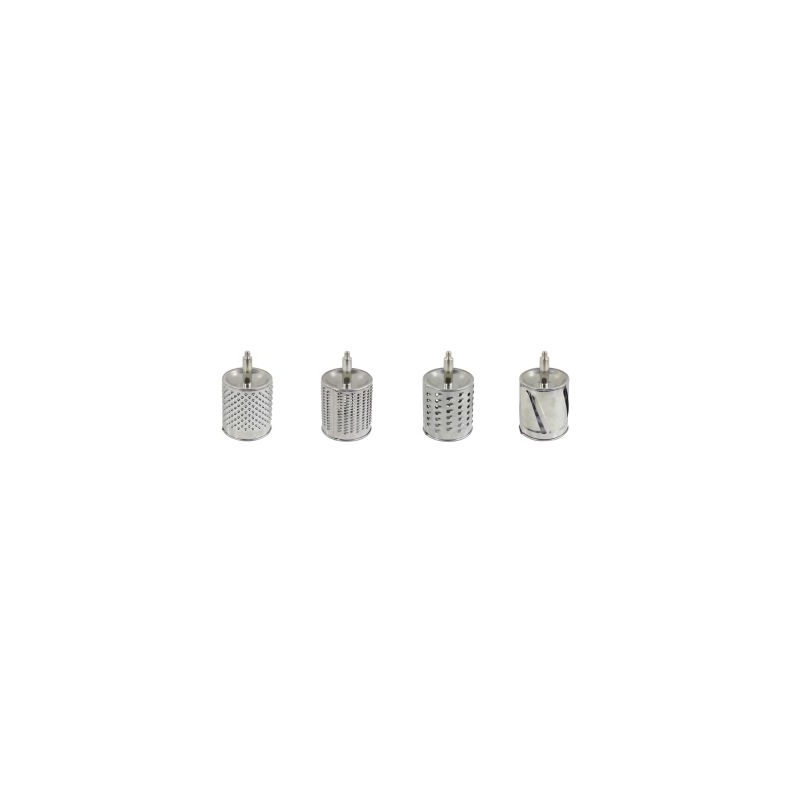 Roestvrijstalen rasp, 4 trommels, zuignapbevestiging, La Bonne Graine - Louis Tellier - N2700X
