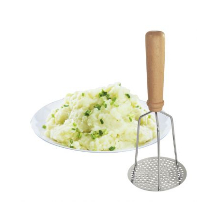 Pureezeef, houten handvat, roestvrij staal, La Bonne Graine - Louis Tellier - N3029