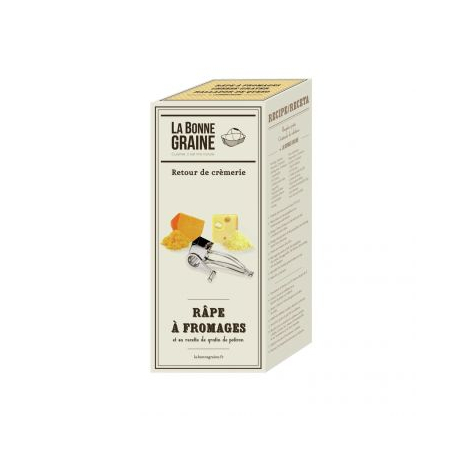 Kaasrasp, roestvrij staal, 1 trommel gruy&egrave;re, La Bonne Graine - Louis Tellier - N3009X