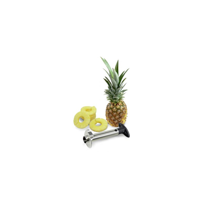&Eacute;plucheur, &eacute;trogneur et tranche-ananas, inox, La Bonne Graine - Louis Tellier - EVAN01