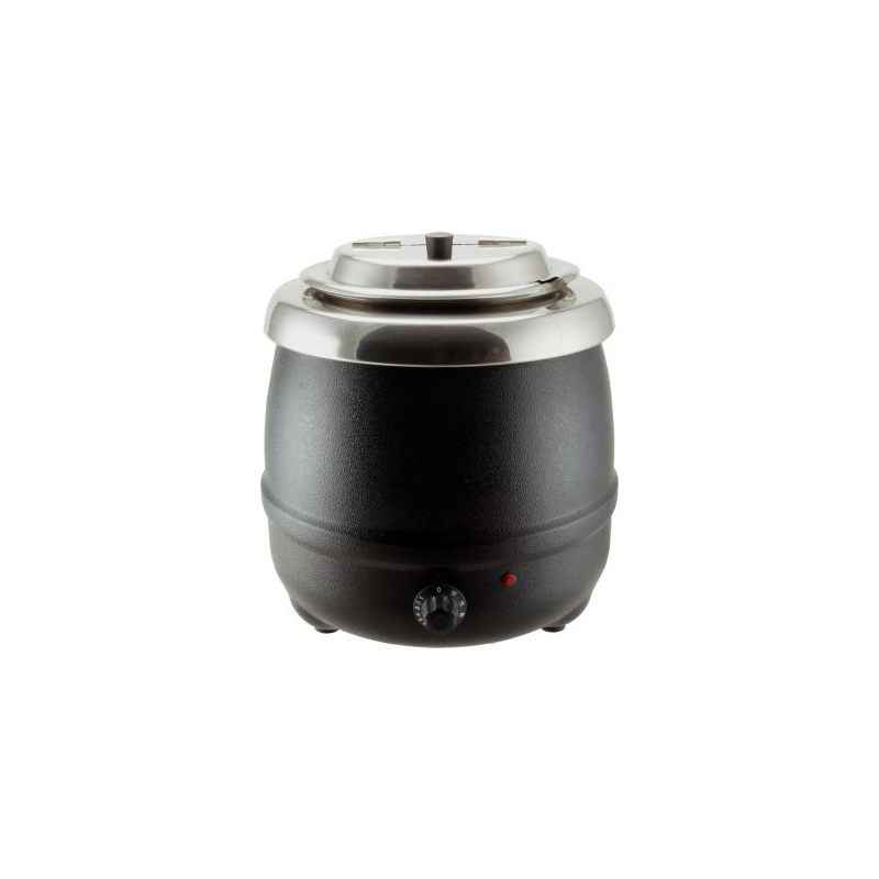 Zwarte bain-marie soeppan 10L - Louis Tellier - N8060