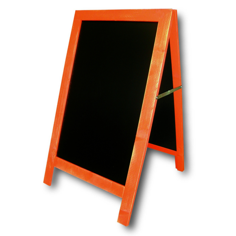Stoep ezel in ceruse hout, oranje, carnaval - Bequet