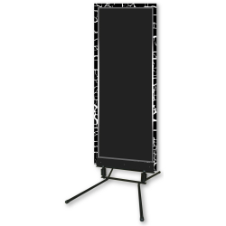 Stoeprand 60x150 cm, Neo + veerpoot - Bequet