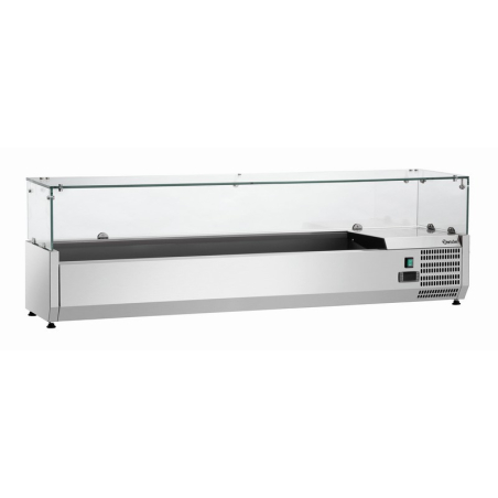 Pr&eacute;sentoir r&eacute;frig&eacute;r&eacute; GL4 7 x GN 1/4 - Bartscher 110172