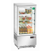 Gekoelde vitrine Mini 78L, roestvrij staal A2CH - Bartscher 700478G