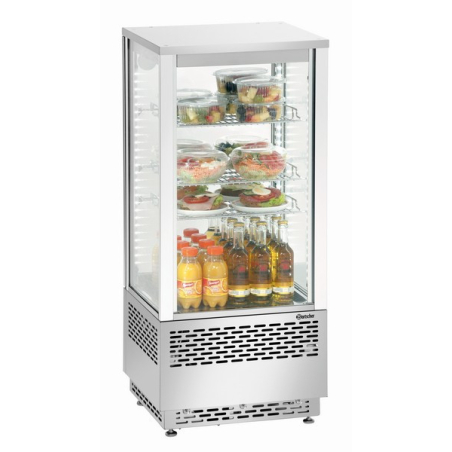 Gekoelde vitrine Mini 78L, roestvrij staal A2CH - Bartscher 700478G