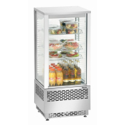 Vitrine r&eacute;frig. Mini 78L, inox A2CH - Bartscher 700478G