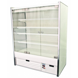 Wandvitrine met scharnierende deuren 1110 mm