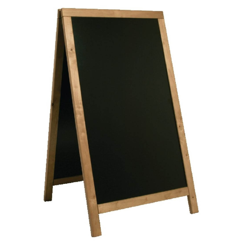 Panneau de trottoir en teck Securit - 1200x670mm - R&eacute;f. CE415 - Securit