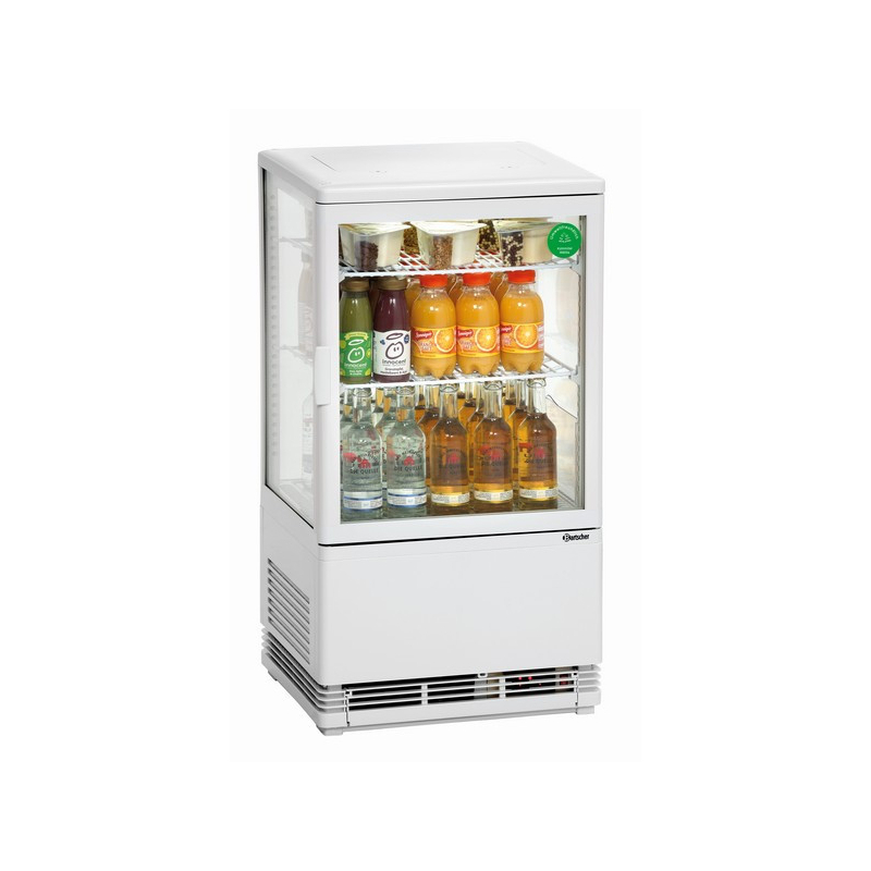 Mini koelvitrine 58 L wit - Bartscher - 700258G