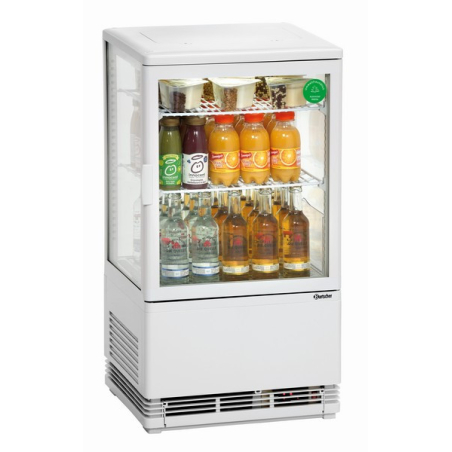 Mini koelvitrine 58 L wit - Bartscher - 700258G