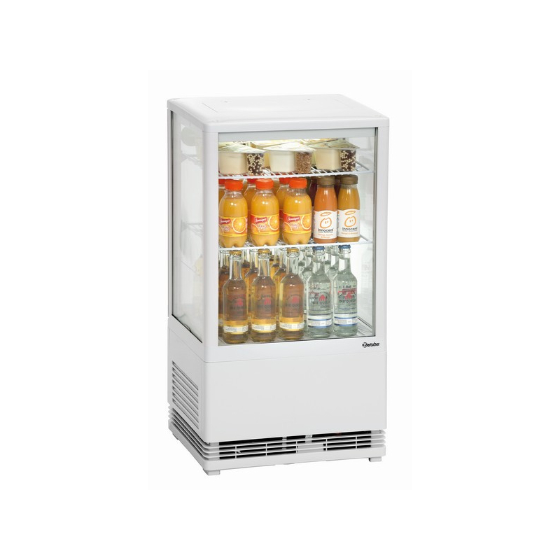 Mini koelvitrine 58 L wit - Bartscher - 700258G