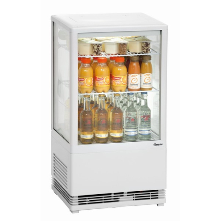 Mini koelvitrine 58 L wit - Bartscher - 700258G
