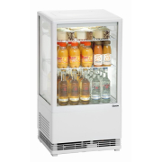 Mini vitrine r&eacute;frig&eacute;r&eacute;e 58 L blanche - Bartscher - 700258G