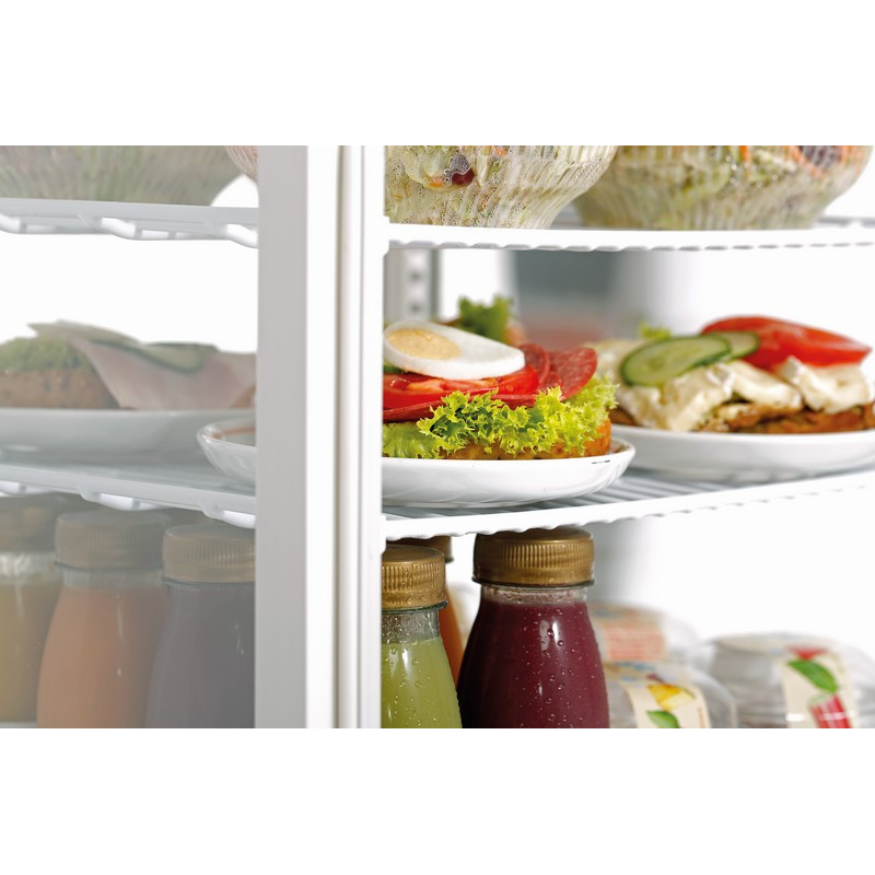 Mini vitrine r&eacute;frig&eacute;r&eacute;e 78 L blanche - Bartscher - 700578G