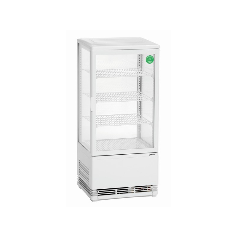 Mini vitrine r&eacute;frig&eacute;r&eacute;e 78 L blanche - Bartscher - 700578G