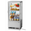Mini koelvitrine 78L, zilver - Bartscher 700778G