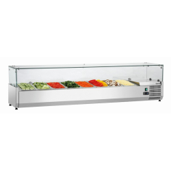 Pr&eacute;sentoir r&eacute;frig&eacute;r&eacute; GL3 8 x GN 1/3 - Bartscher 110178