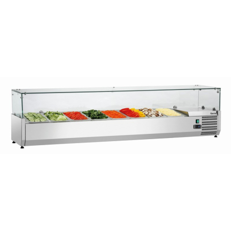 Pr&eacute;sentoir r&eacute;frig&eacute;r&eacute; GL3 8 x GN 1/3 - Bartscher 110178
