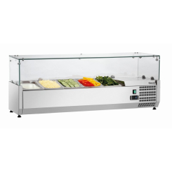 Pr&eacute;sentoir r&eacute;frig&eacute;r&eacute; GL4 5 x GN 1/4 - Bartscher 110170