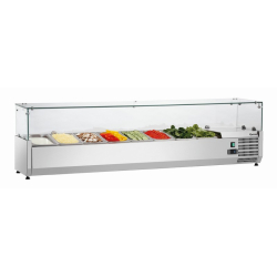 Gekoelde vitrine GL4 8 x GN 1/4 - Bartscher 110173
