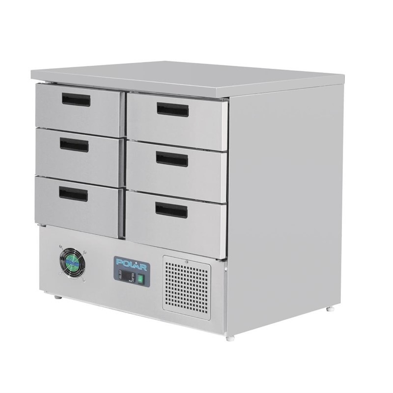 Polar G Serie 240L 6-lade positieve koeltafel