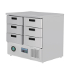 Polar G Serie 240L 6-lade positieve koeltafel