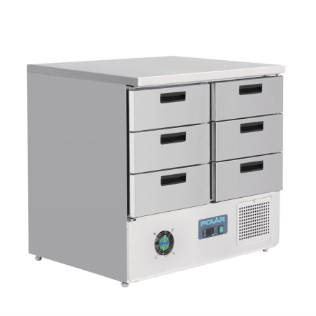 Polar G Serie 240L 6-lade positieve koeltafel