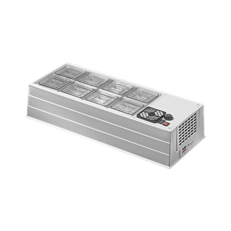Koelvitrine (cap.Gn1/1x1+gn1/3x1-15cm) EMGA - 682001