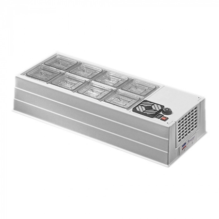 Koelvitrine (cap.Gn1/1x1+gn1/3x1-15cm) EMGA - 682001