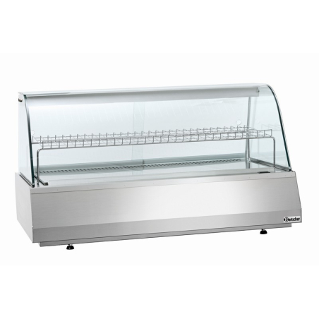 Gekoelde vitrine 3/1GN, gebogen glas - Bartscher 405057