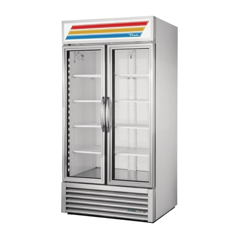 True 991L 2-deurs positieve verticale vitrine GDM-35HC-TSL01