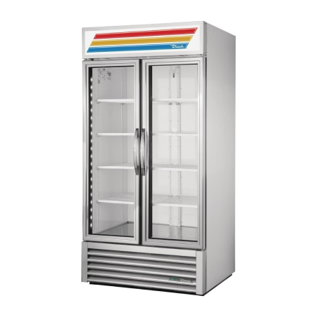True 991L 2-deurs positieve verticale vitrine GDM-35HC-TSL01