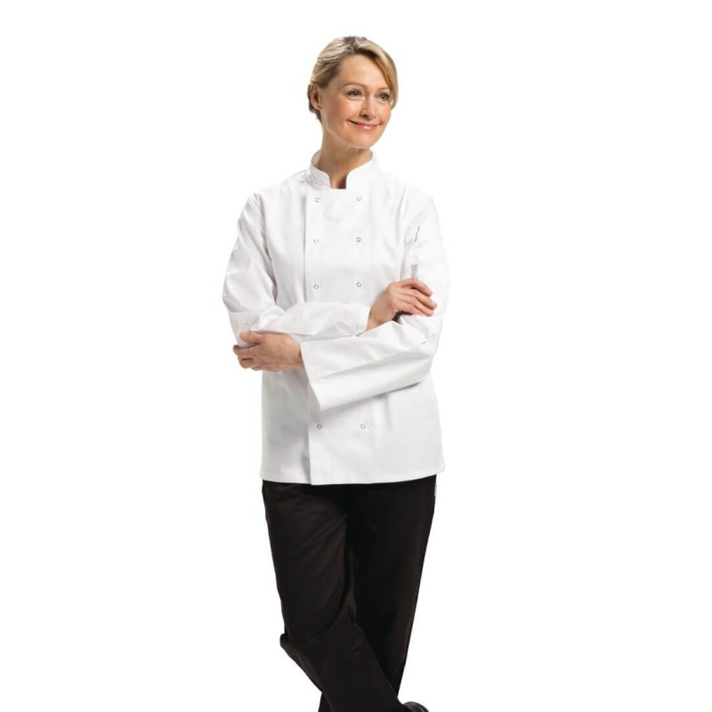 Whites Vegas koksbuis lange mouw wit M
