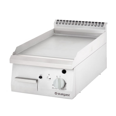 Fry-top &agrave; gaz, plaque lisse, 6.5 kw, g20 - 9730110 - Stalgast