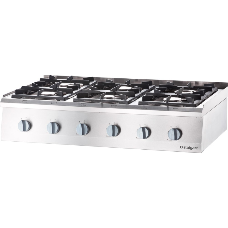 Gasfornuis 6 pitten, posable, 32.5 kw, g20 - 9707110 - Stalgast