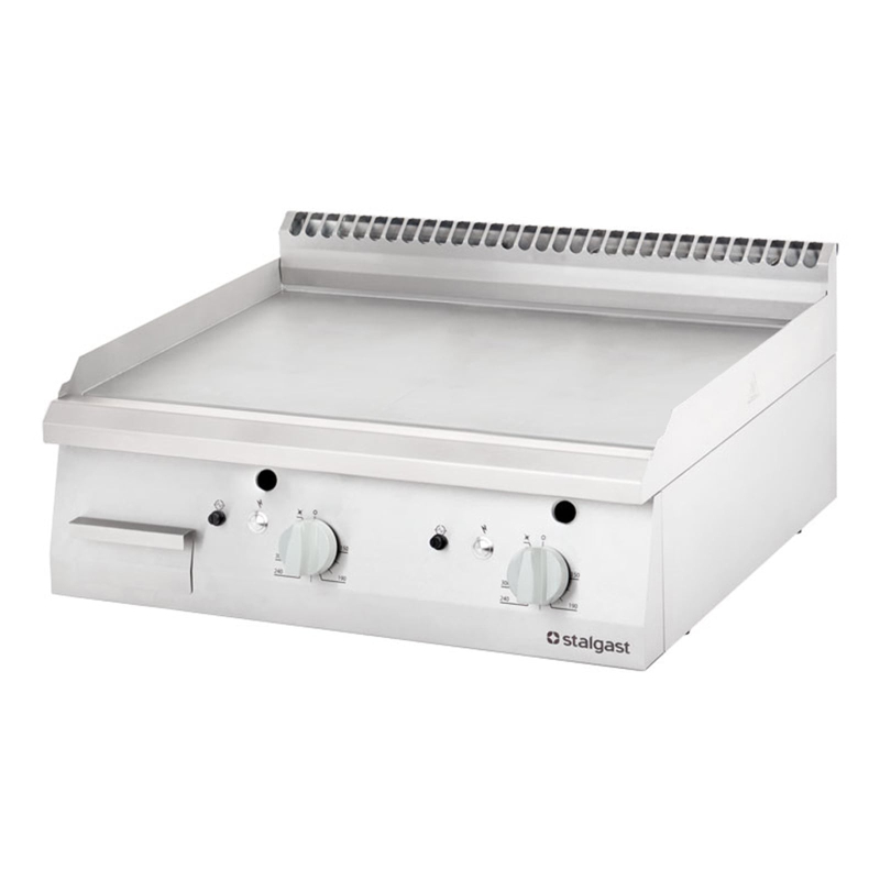 Fry-top &agrave; gaz, plaque lisse, 13 kw, g20 - 9731110 - Stalgast