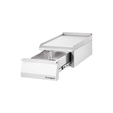 Gladde kast, vrijstaand, met lade, 400 mm - 9700210 - Stalgast