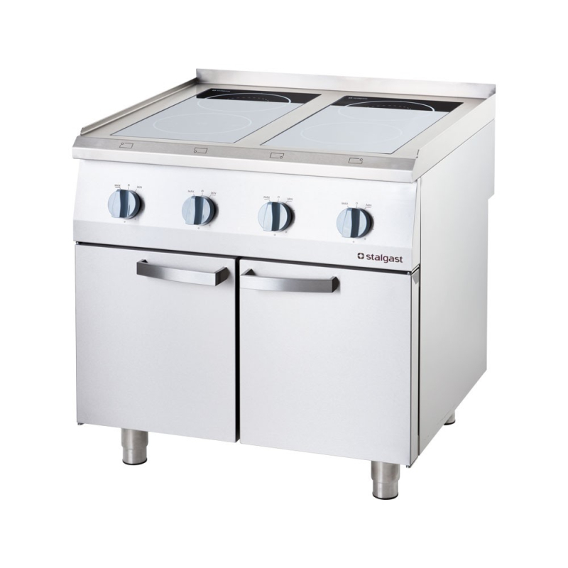 Inductiekookplaat, 4 verwarmingszones p 14 kw - 9706100 - Stalgast