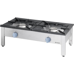 R&eacute;chaud &agrave; gaz, double, top line, 2x9 kw, g20 - 773011 - Stalgast
