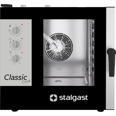 Professionele combi-oven, stalgast classiccook, manueel, gas, 7xgn1/1, p 14 kw - 9100046 - Stalgast