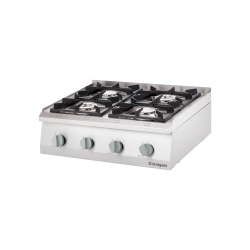 Gasfornuis, 4 pitten, posable 800x700 20,5kw - g30/31 - 9706130 - Stalgast