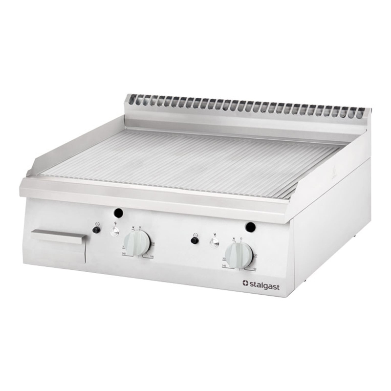 Fry-top &agrave; gaz, plaque rainur&eacute;e, 13 kw, g30 - 9731230 - Stalgast