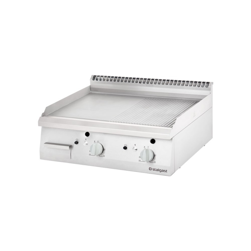 Fry-top &agrave; gaz, plaque rainur&eacute;e, 13 kw, g30 - 9731330 - Stalgast