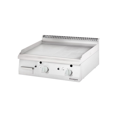 Fry-top &agrave; gaz, plaque rainur&eacute;e, 13 kw, g30 - 9731330 - Stalgast