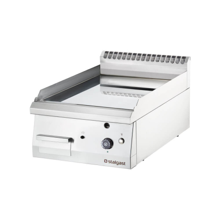 Plaque de cuisson &agrave; gaz, lisse, 6.5 kw, g30, chrom&eacute;e - 9736130 - Stalgast